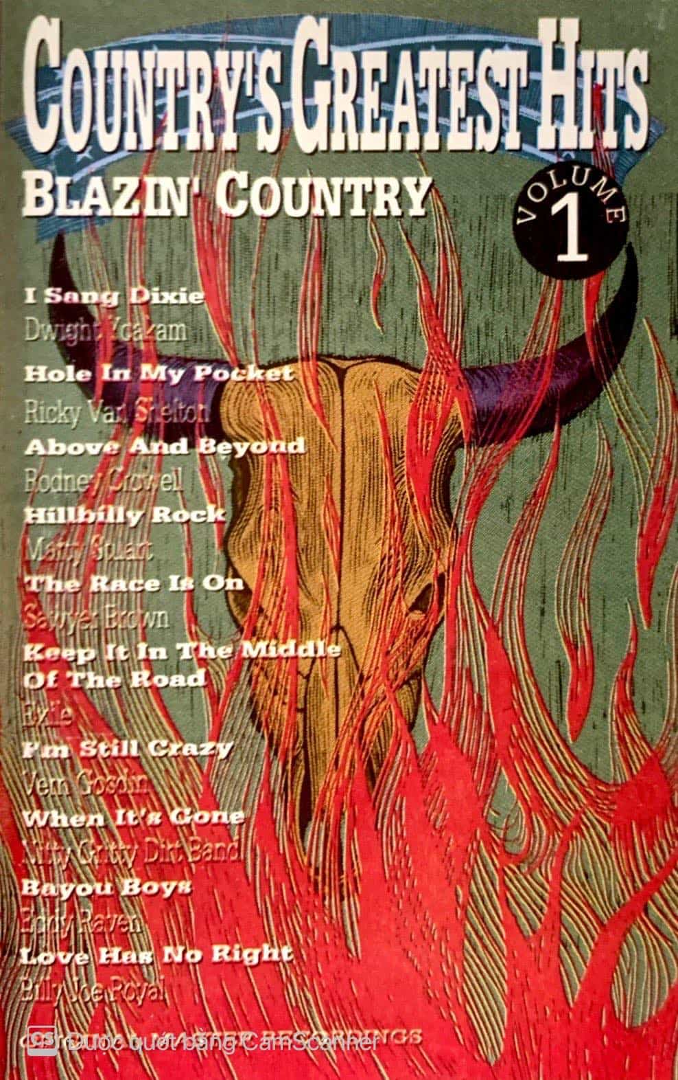 Various – Country's Greatest Hits Volume 1 Blazin' Country