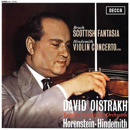 Bruch, Hindemith, David Oistrakh, London Symphony Orchestra, Horenstein – Scottish Fantasia / Violin Concerto